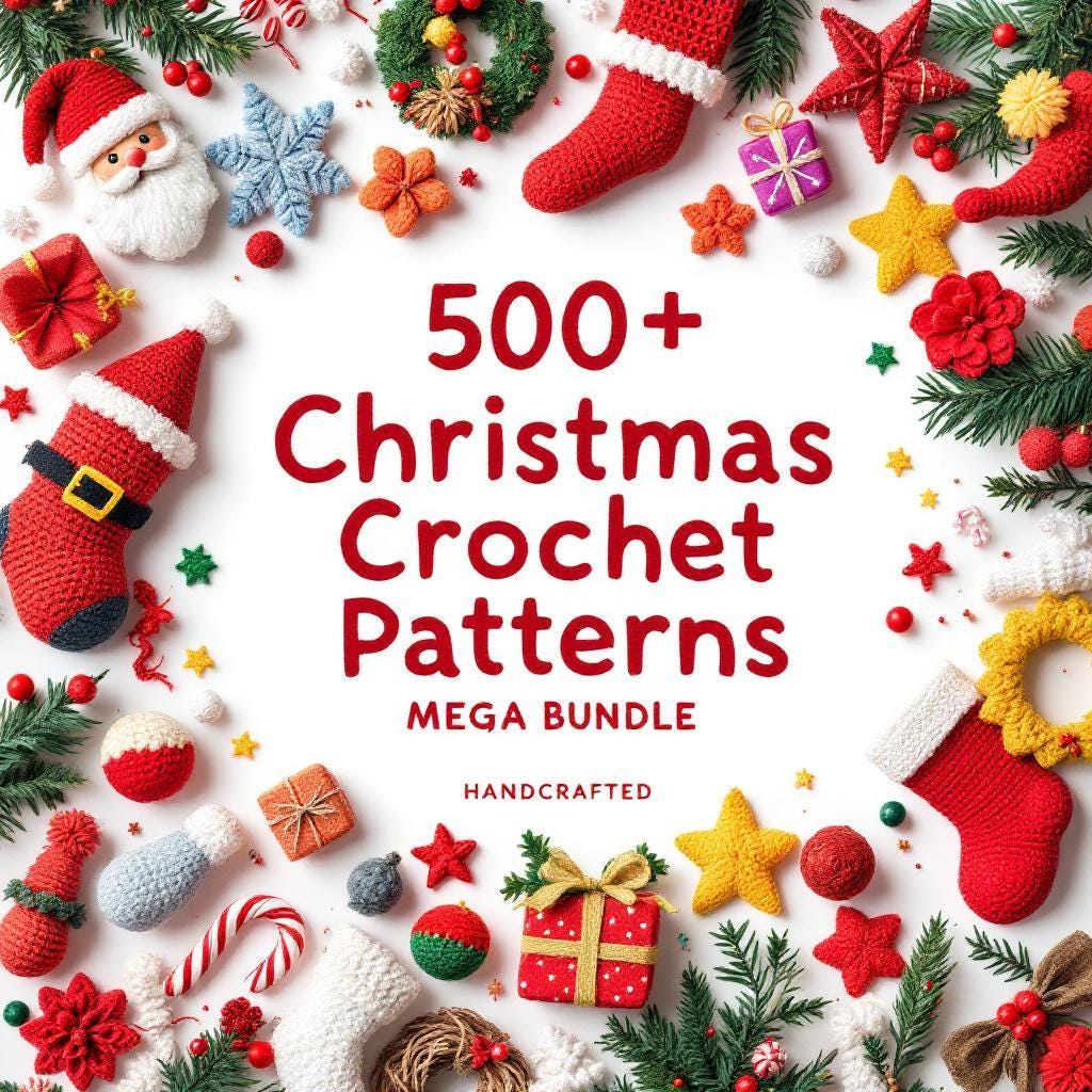 Colección de Patrones de Crochet Navideños
